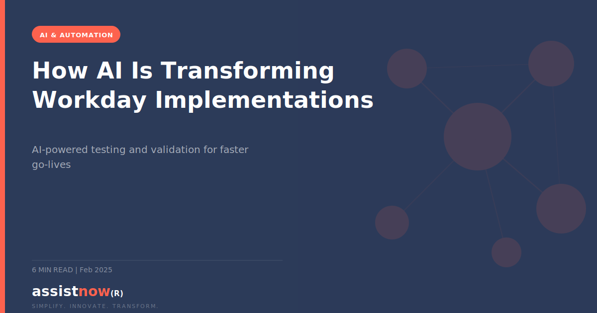 How AI Is Transforming Workday Implementations (2026) — diagram