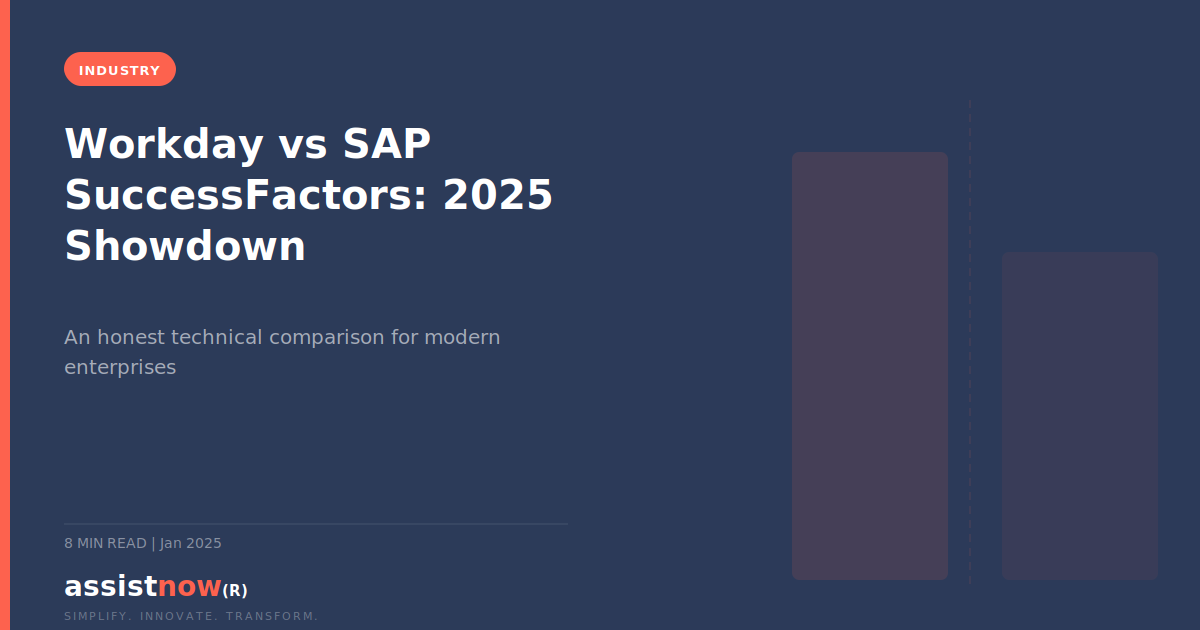 Workday vs SAP SuccessFactors: The 2025 Enterprise Showdown — diagram